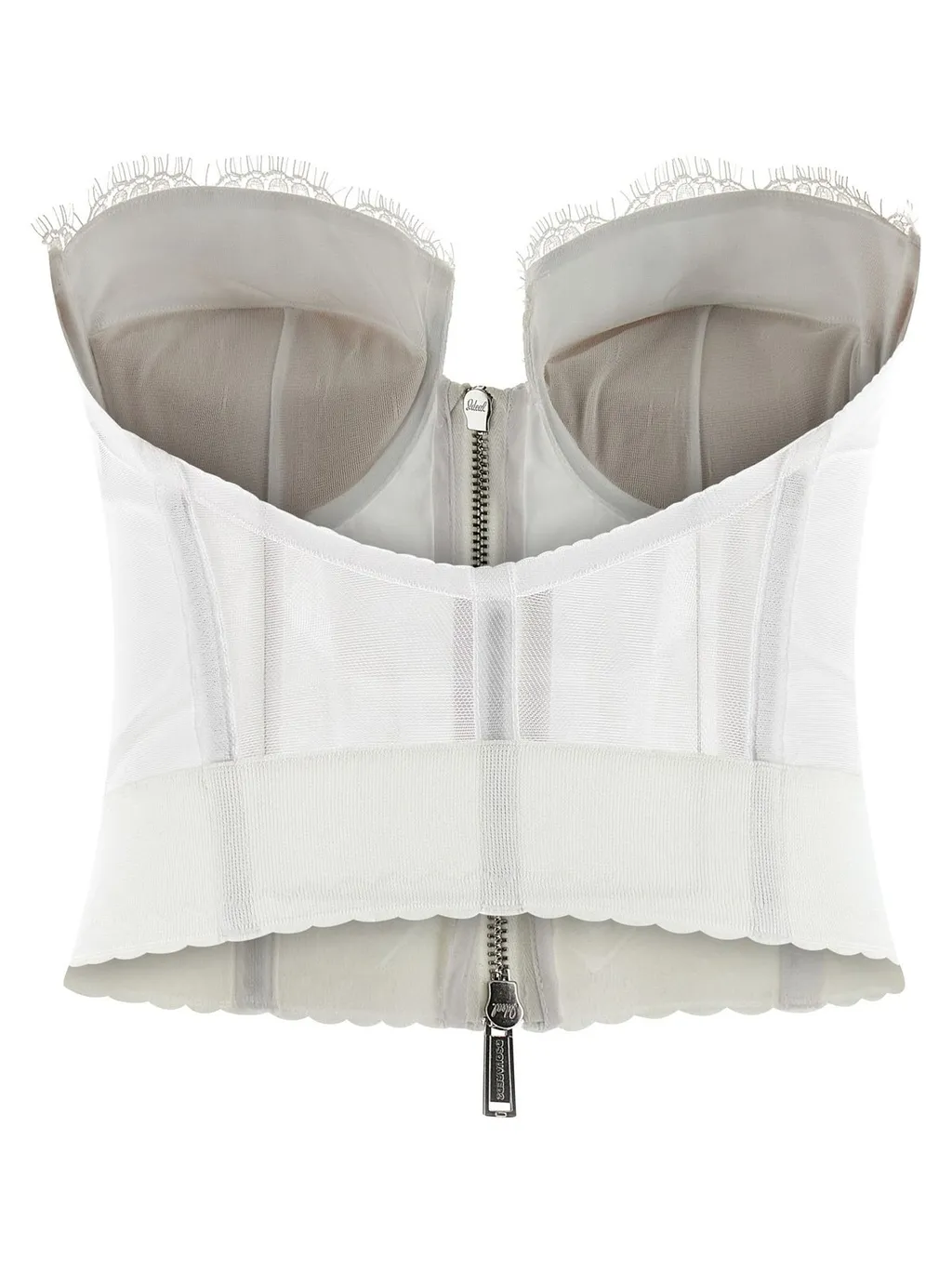 Scalloped Hem Lace Top