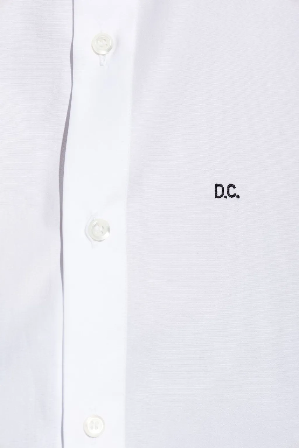 Logo Embroidered Long-Sleeved Shirt