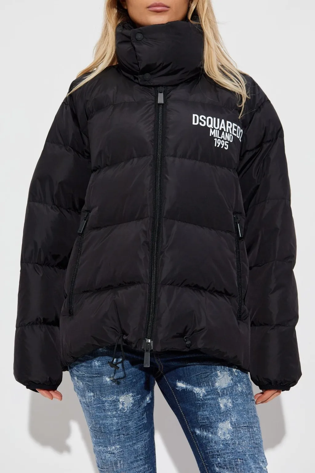 Logo Printed Down Jacket