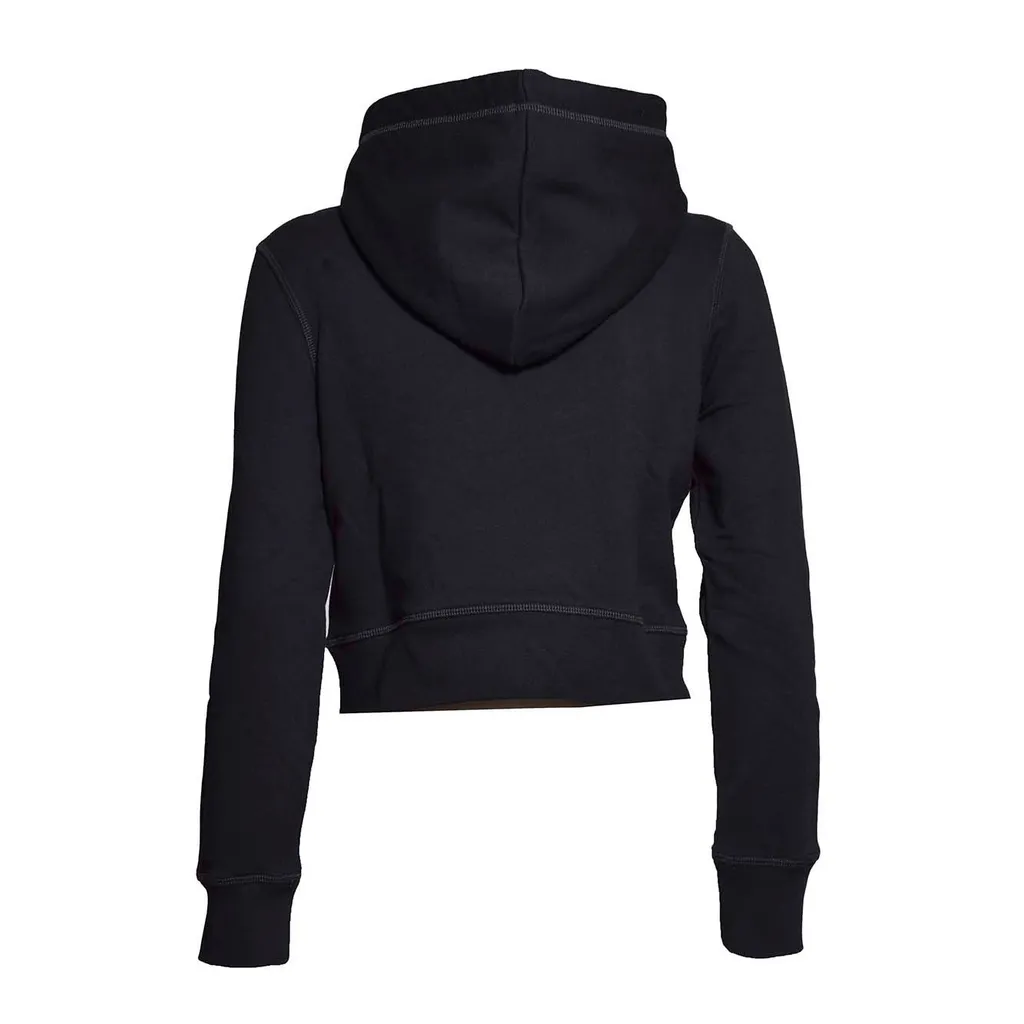 Logo Patch Drawstring Hoodie