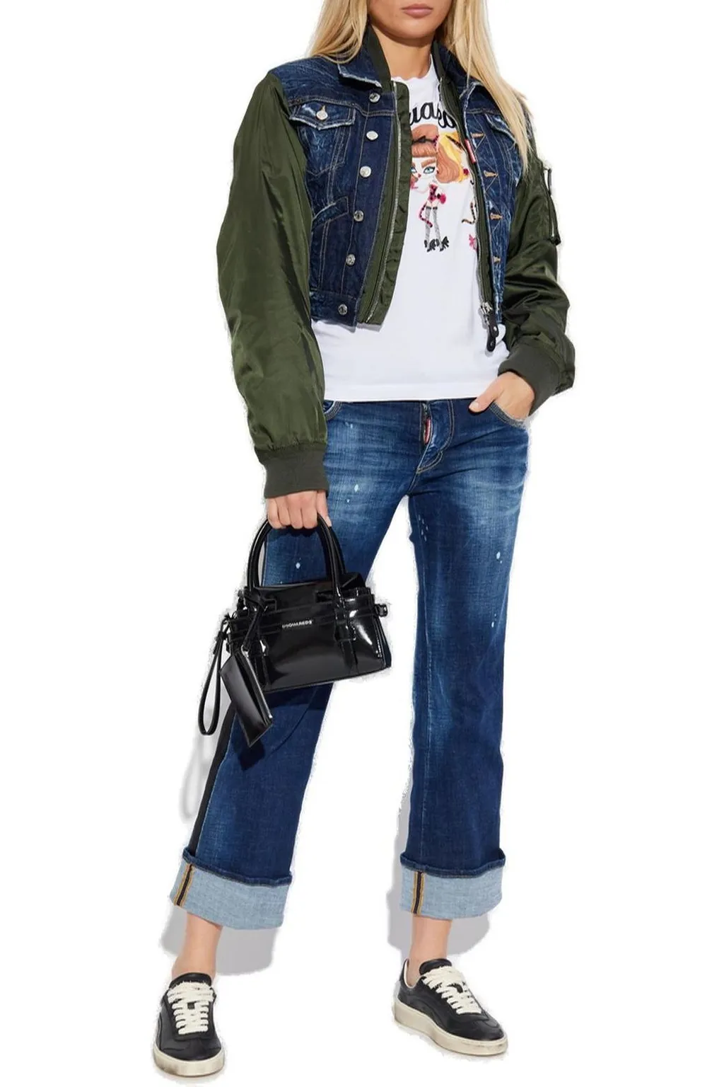Dark Aviator Hybrid Jean Jacket