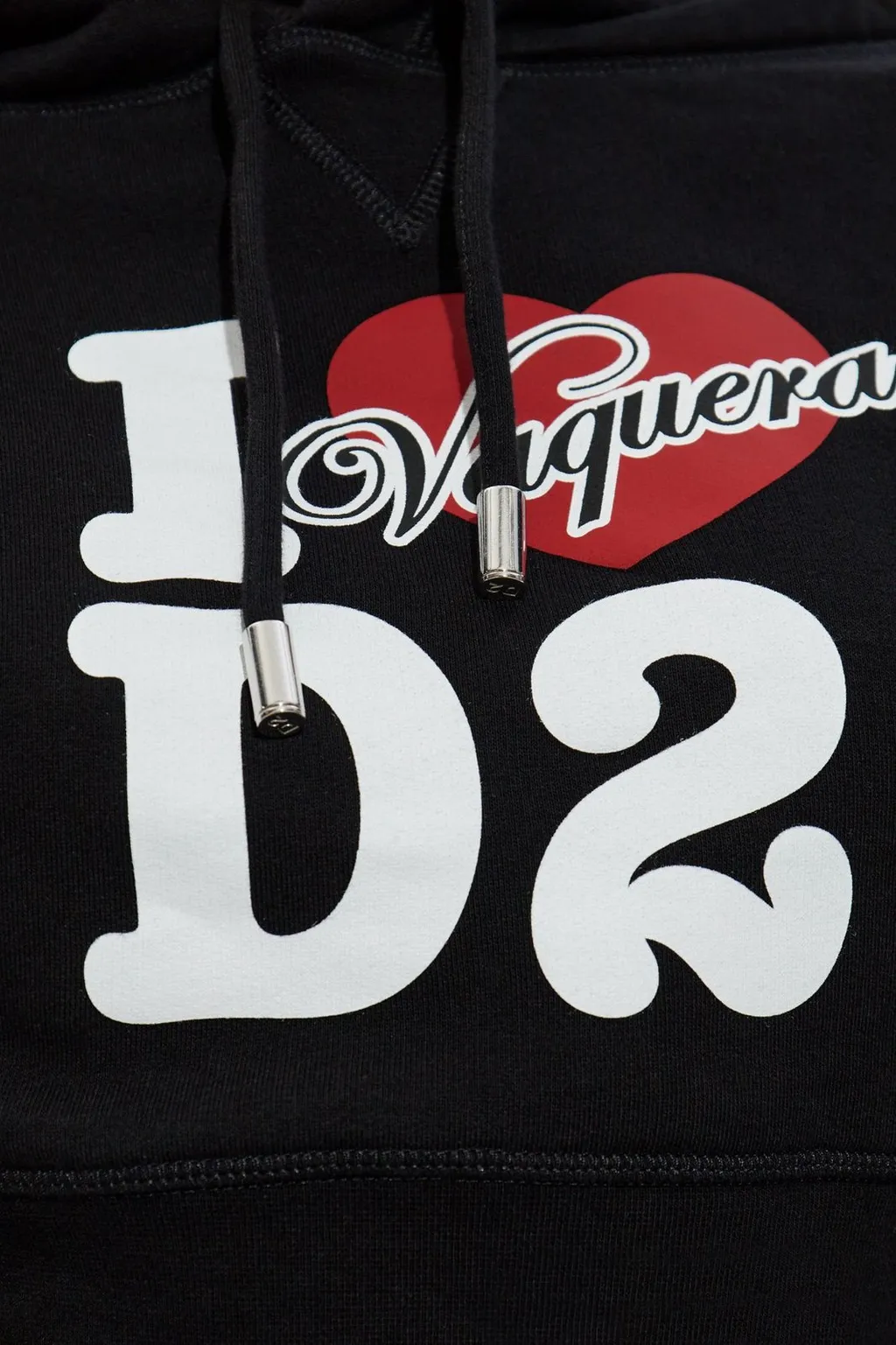 X Vaquera Drawstring Cropped Hoodie