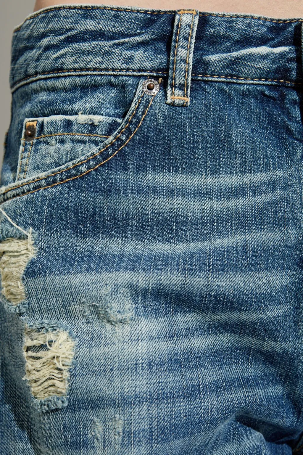 Twisted Distressed Jeans
