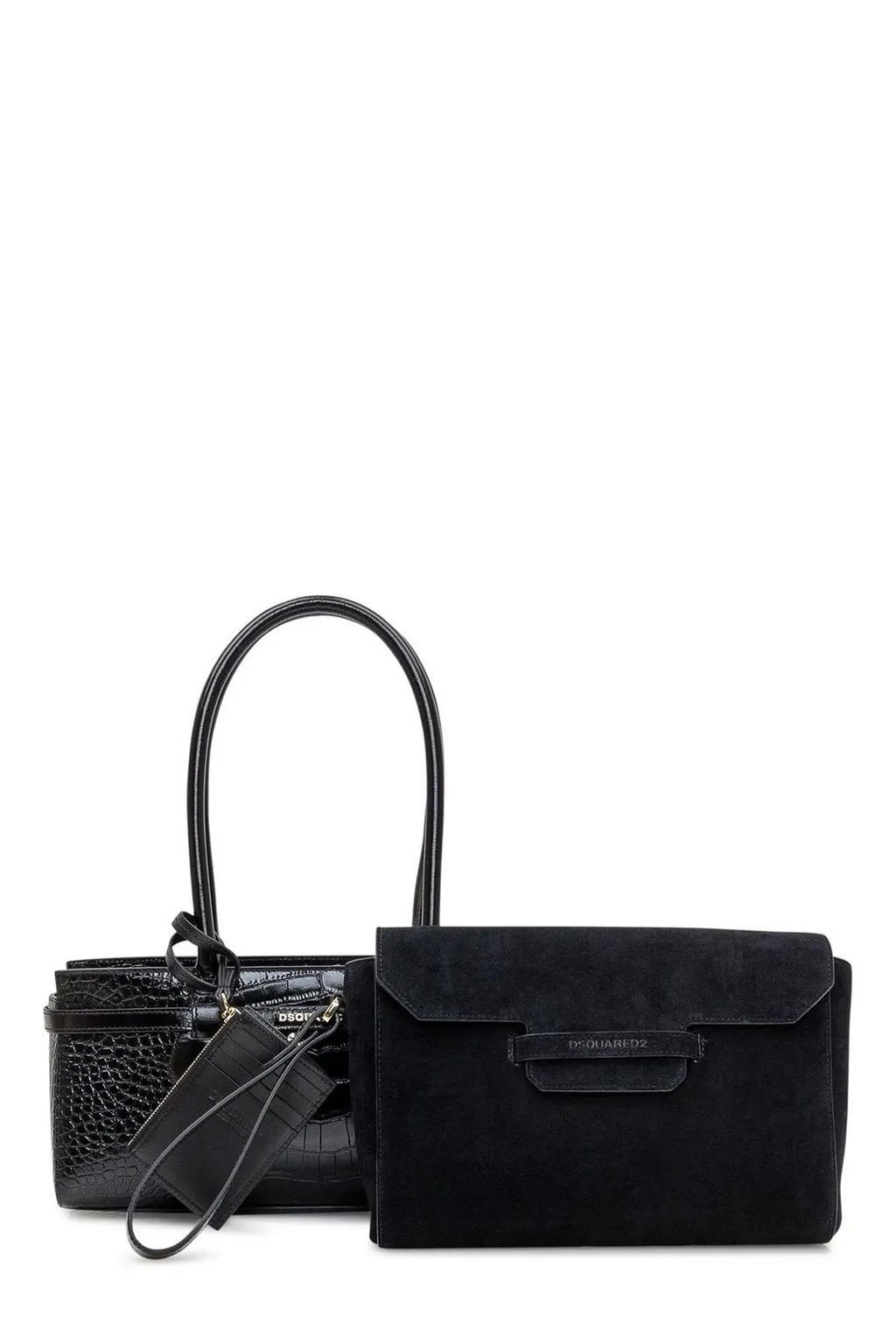 Logo Stamp Twin Shoulder Bag