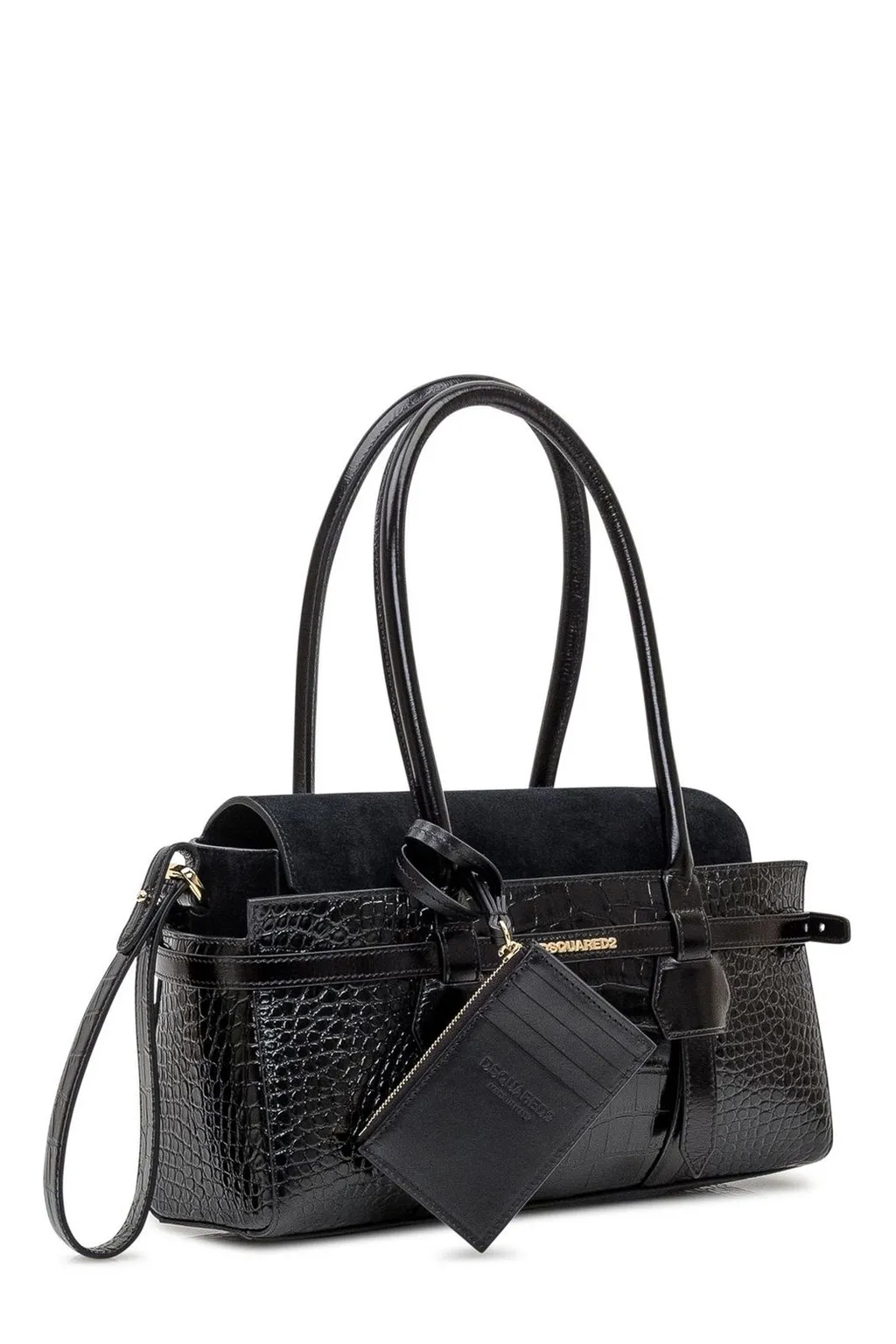 Logo Stamp Twin Shoulder Bag