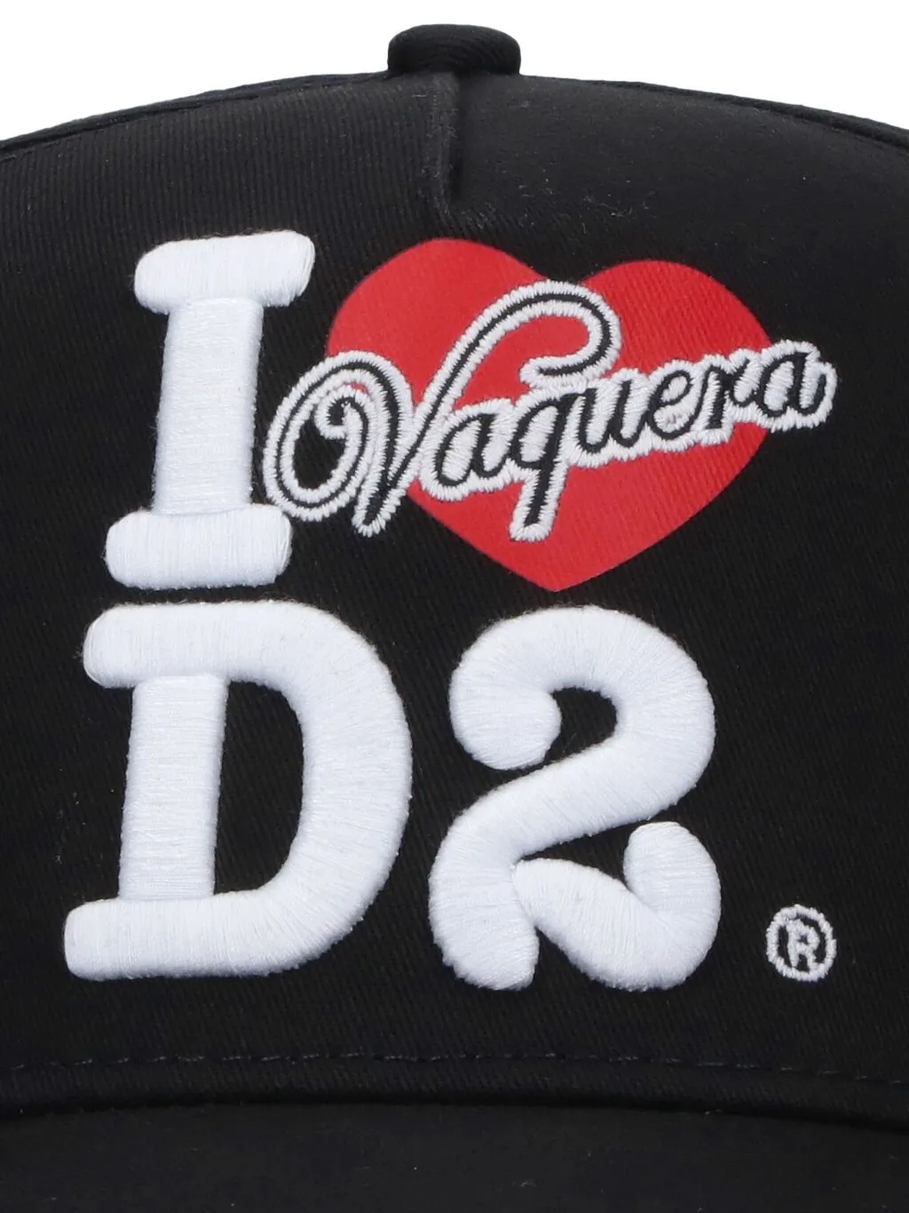 Distressed Logo Embroidered Baseball Cap