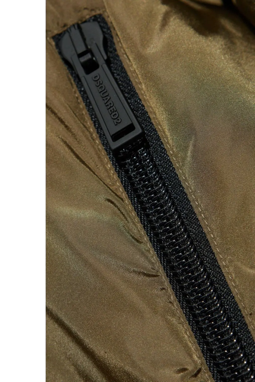 Long Sleeved Hooded Down Coat