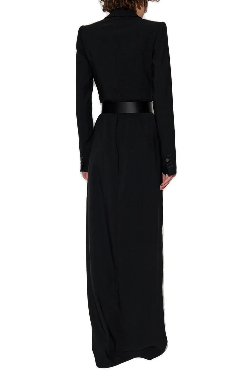 Belted Long Dress