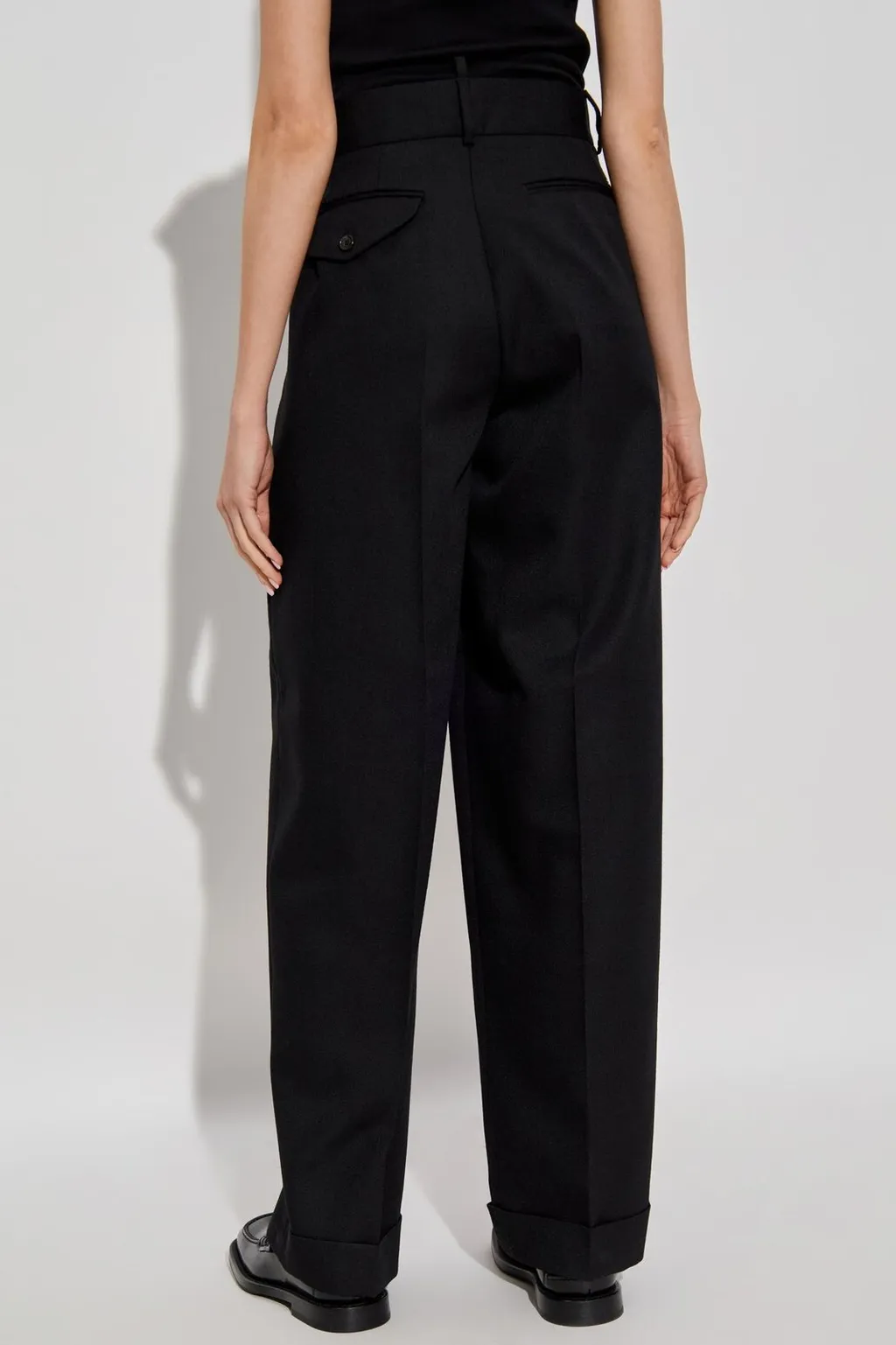 Jen Giant Straight-Leg Pants