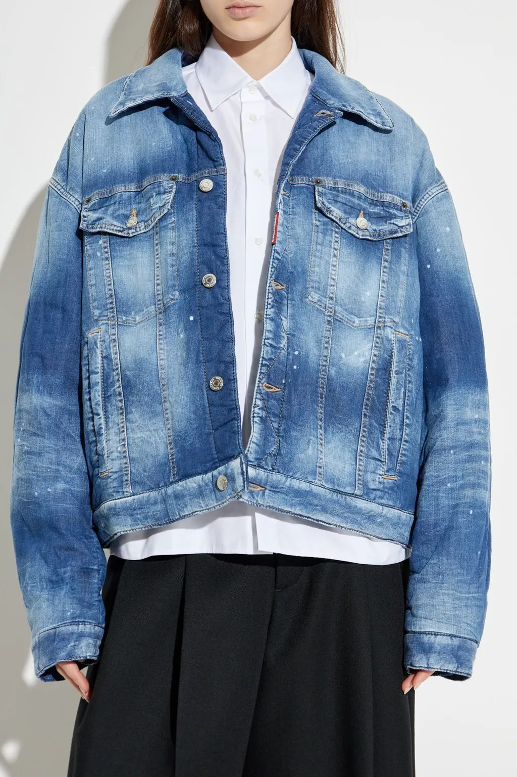 Light Padded Denim Jean Jacket