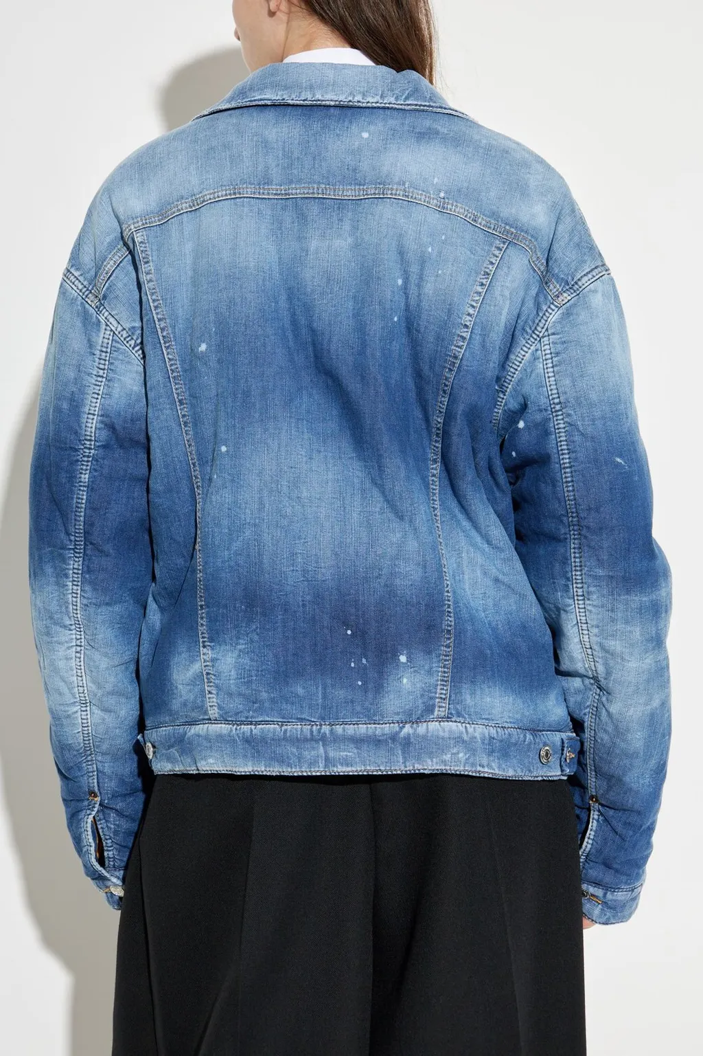 Light Padded Denim Jean Jacket