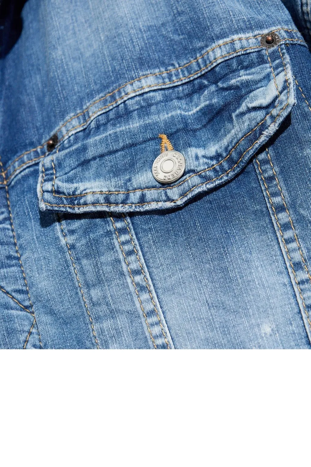 Light Padded Denim Jean Jacket