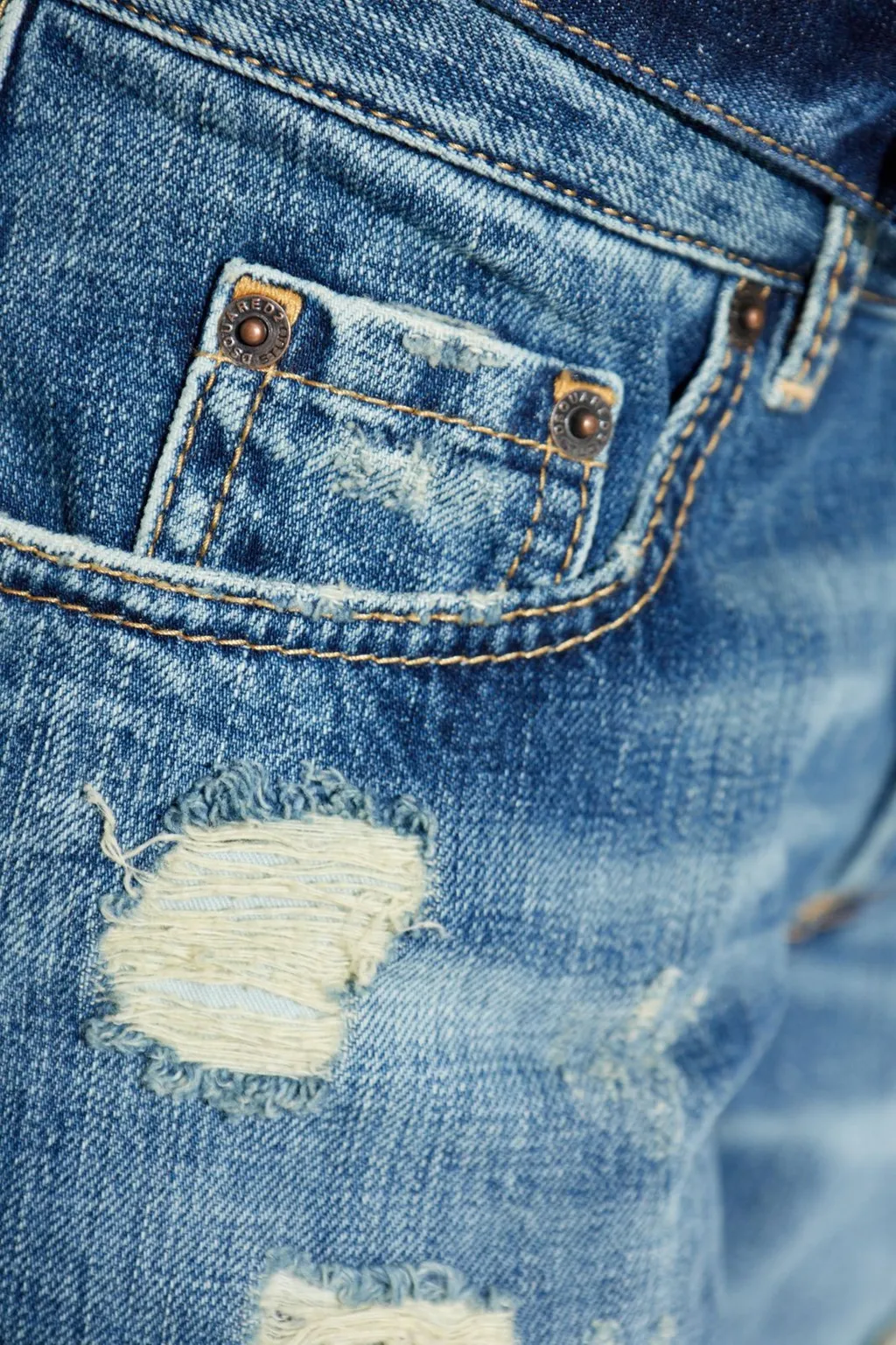 Medium Fade Wash Jenna Distressed Jeans
