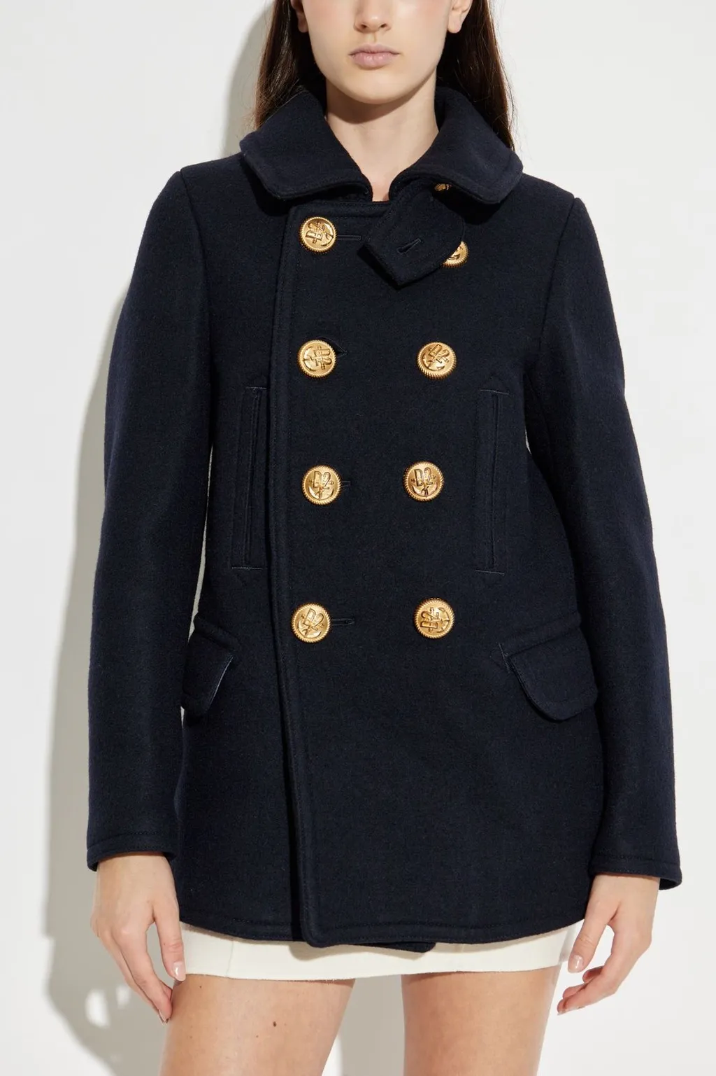 Dean Double Breasted Peacoat