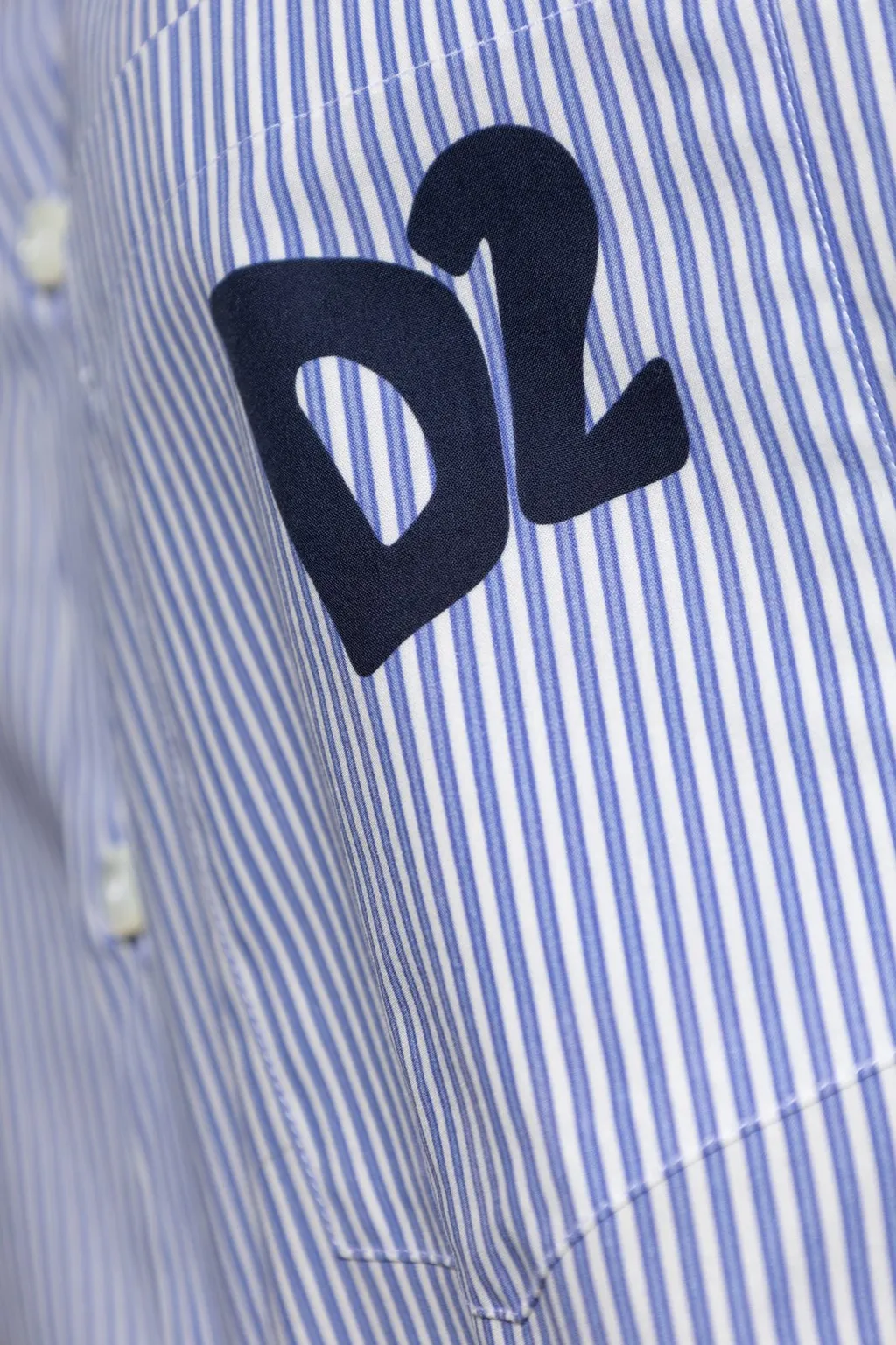 Summer Lovers Oversized Pinstripe Shirt
