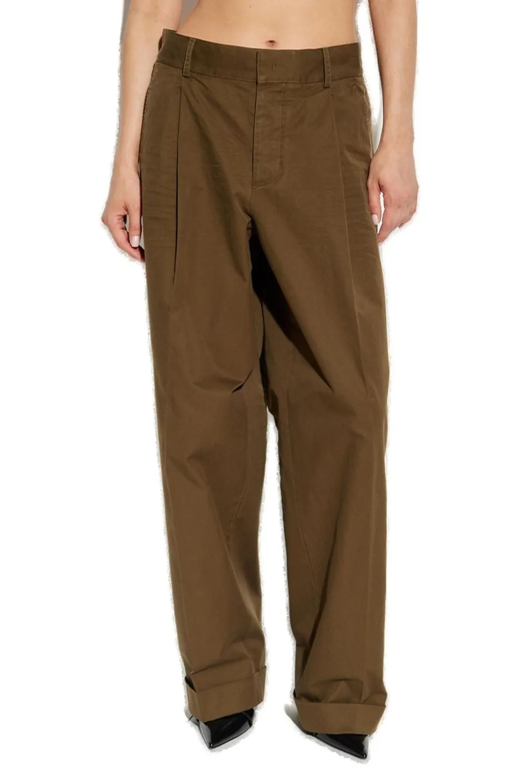 Jen Giant Straight-Leg Pants