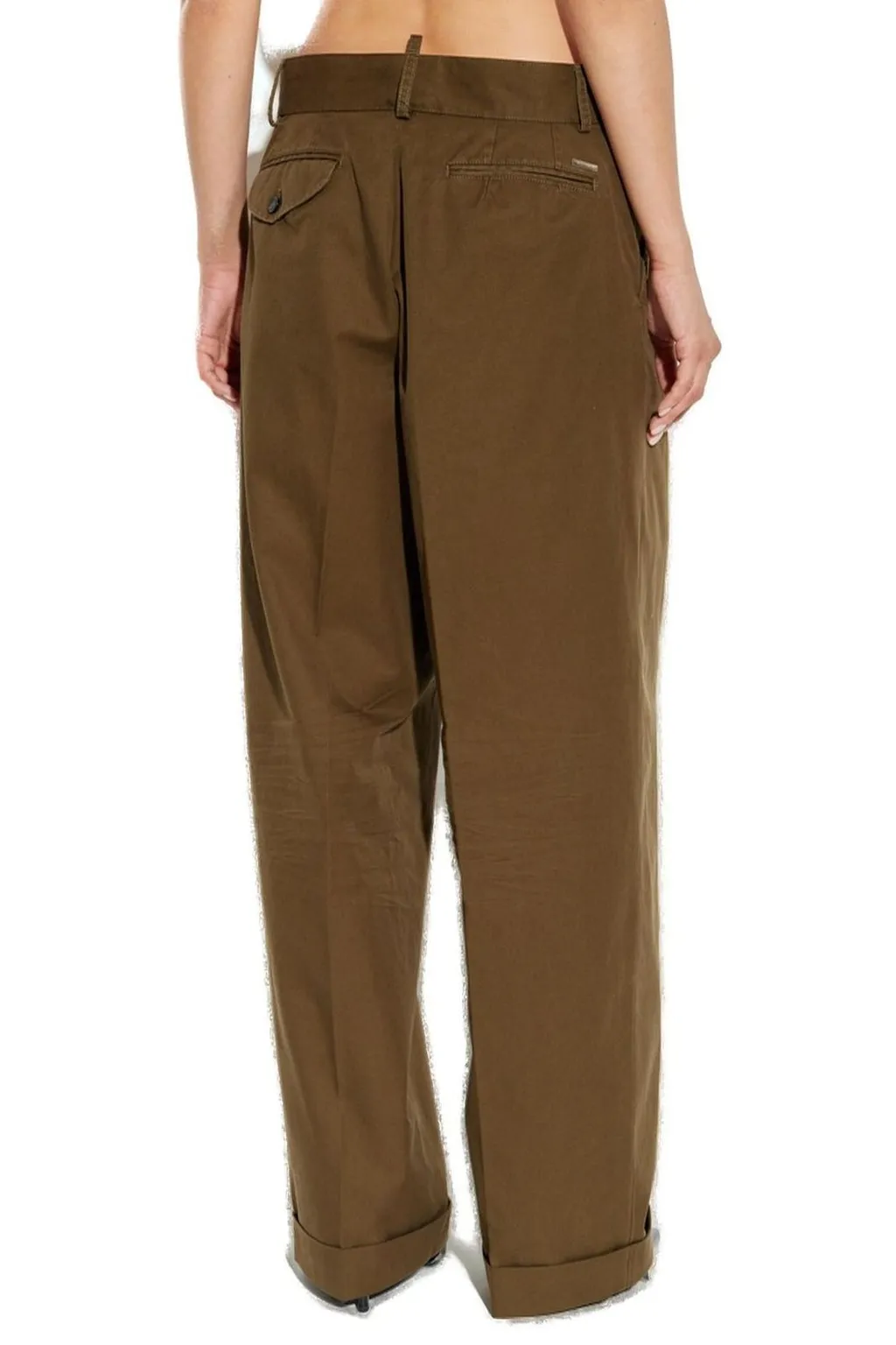 Jen Giant Straight-Leg Pants