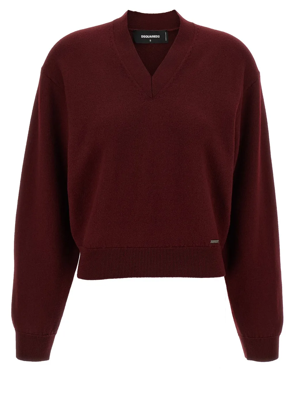 V-Neck Knitted Jumper