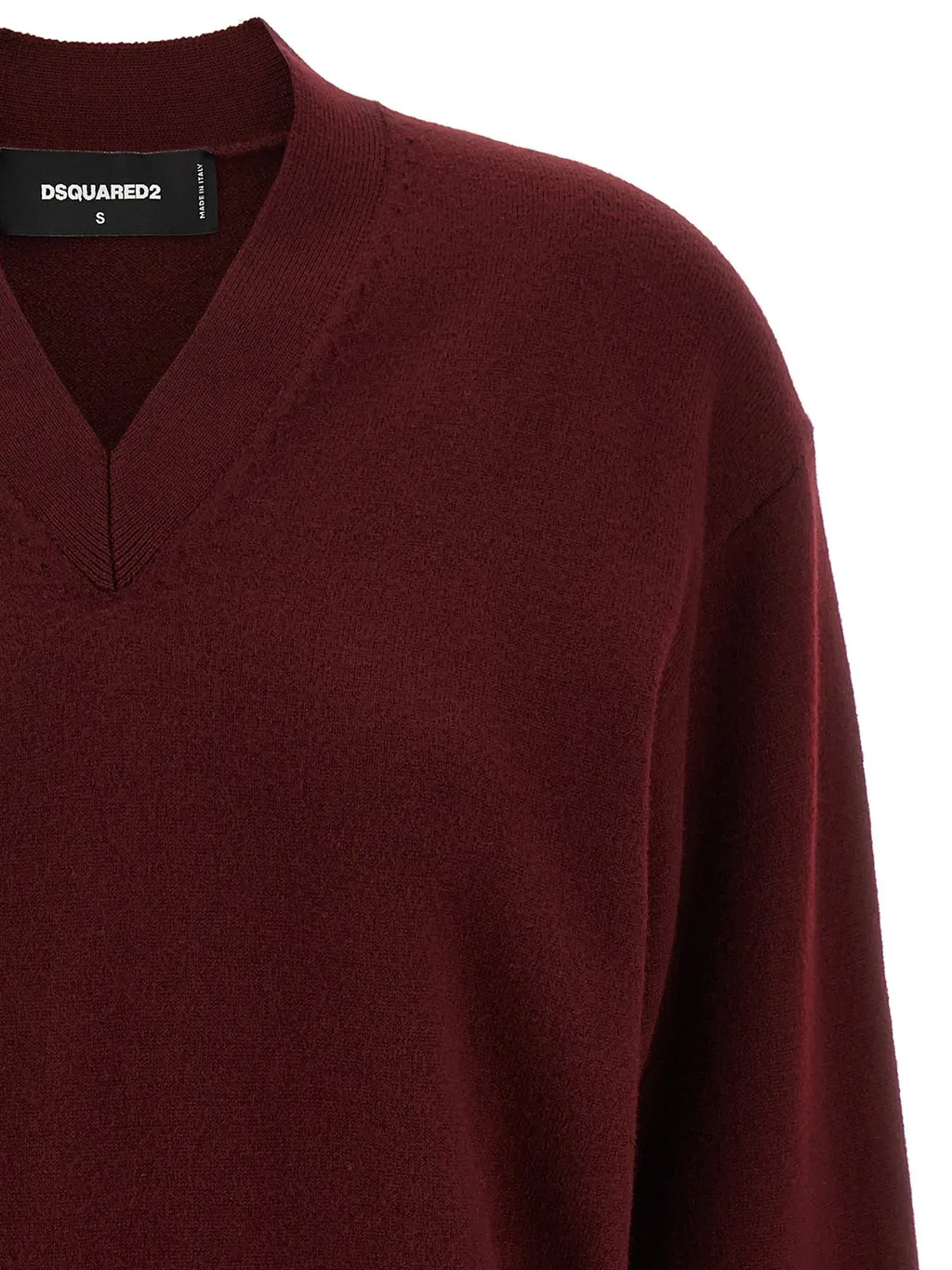V-Neck Knitted Jumper