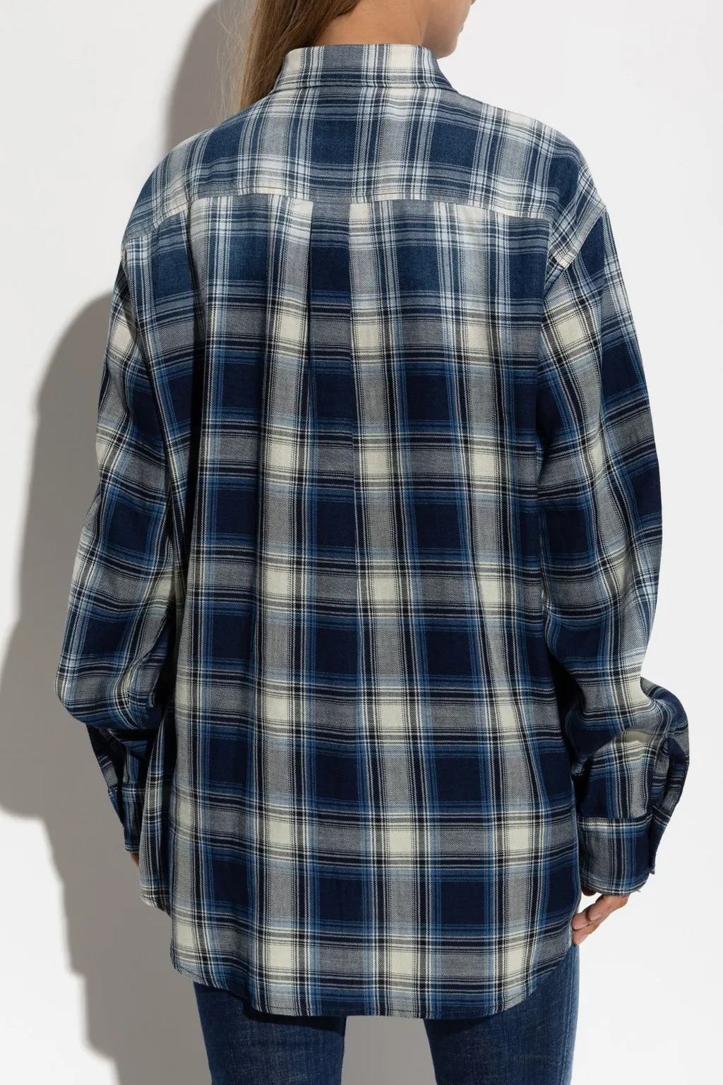 Checked Long-Sleeved Shirt