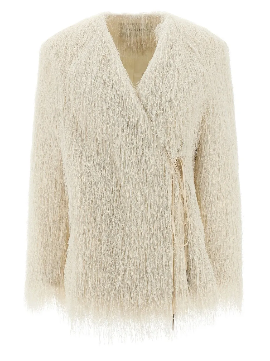 Long-Sleeved Wrapped Jacket