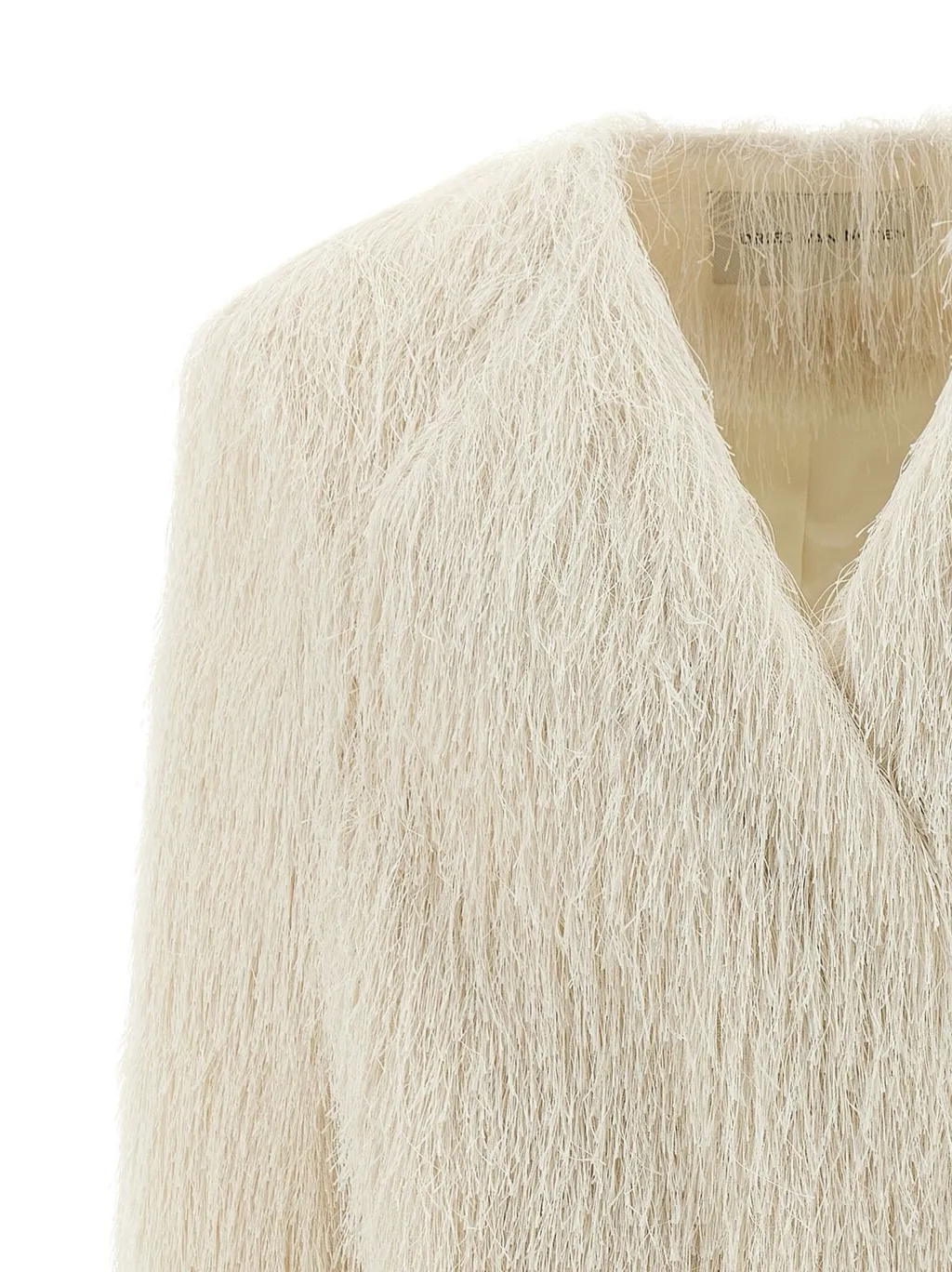 Long-Sleeved Wrapped Jacket
