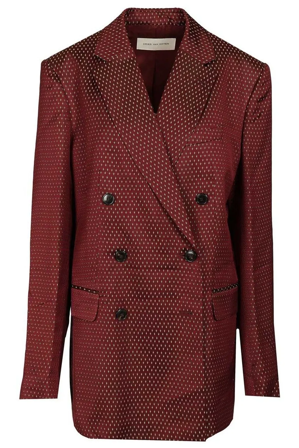 Double-Breasted Long Sleeved Blazer
