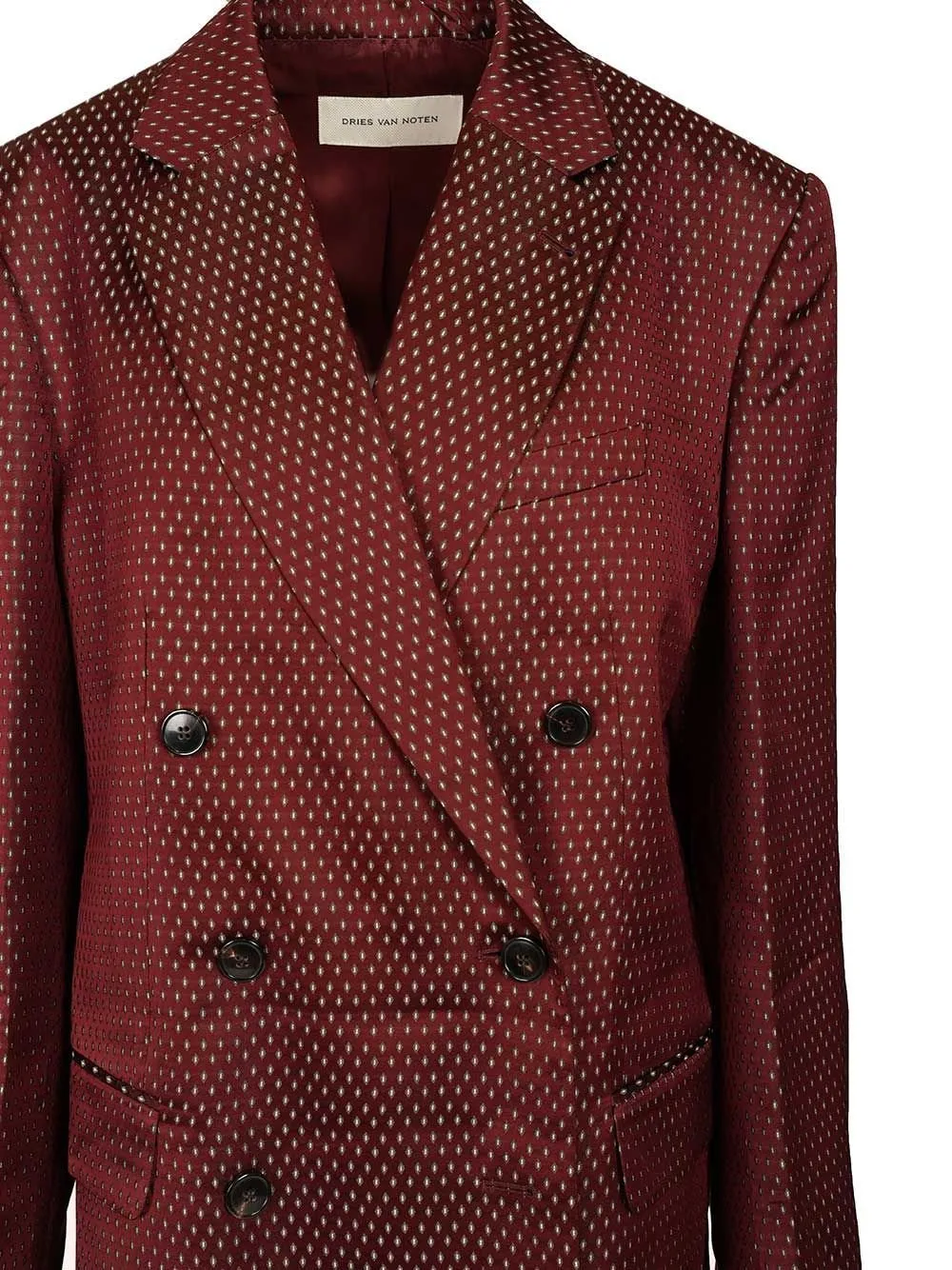 Double-Breasted Long Sleeved Blazer