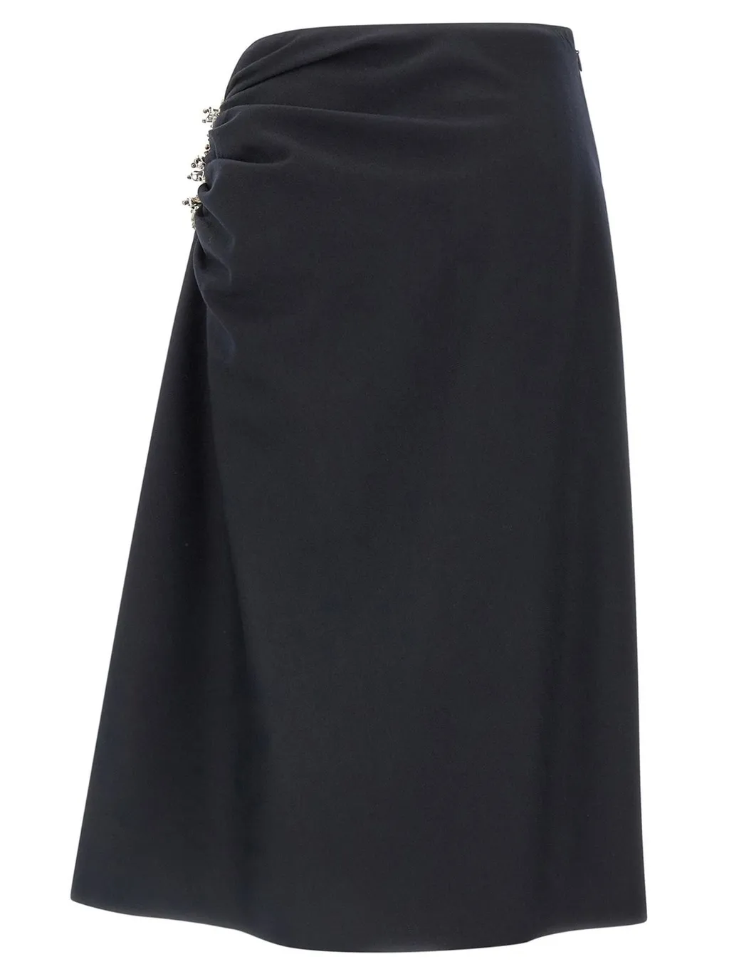 Sovora Asymmetric Midi Skirt