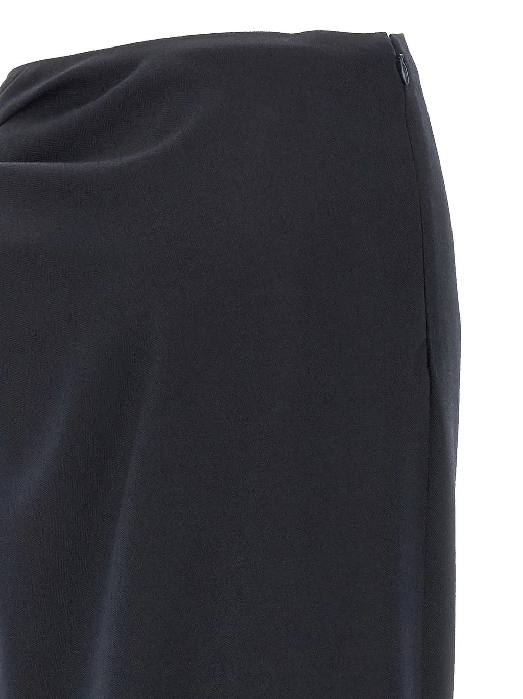 Sovora Asymmetric Midi Skirt