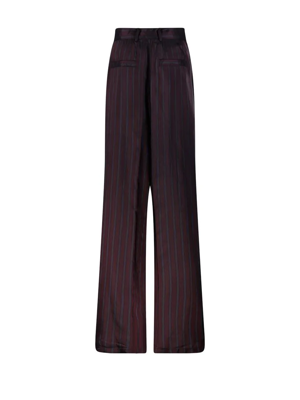 Striped Wide-Leg Trousers