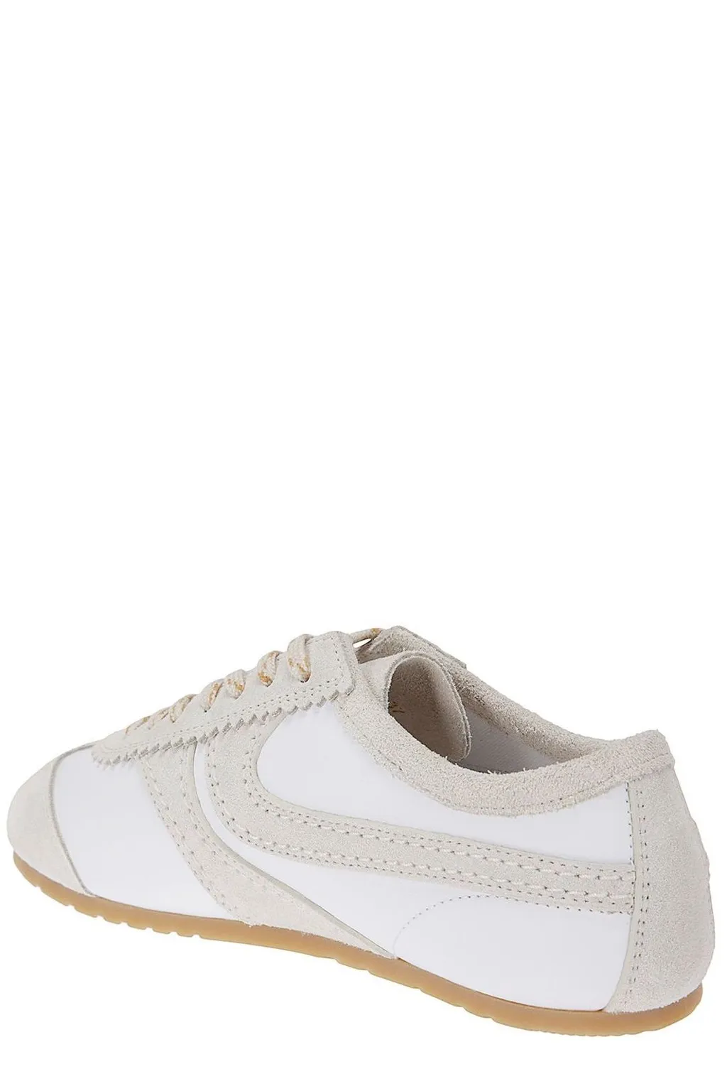Round Toe Lace-Up Sneakers