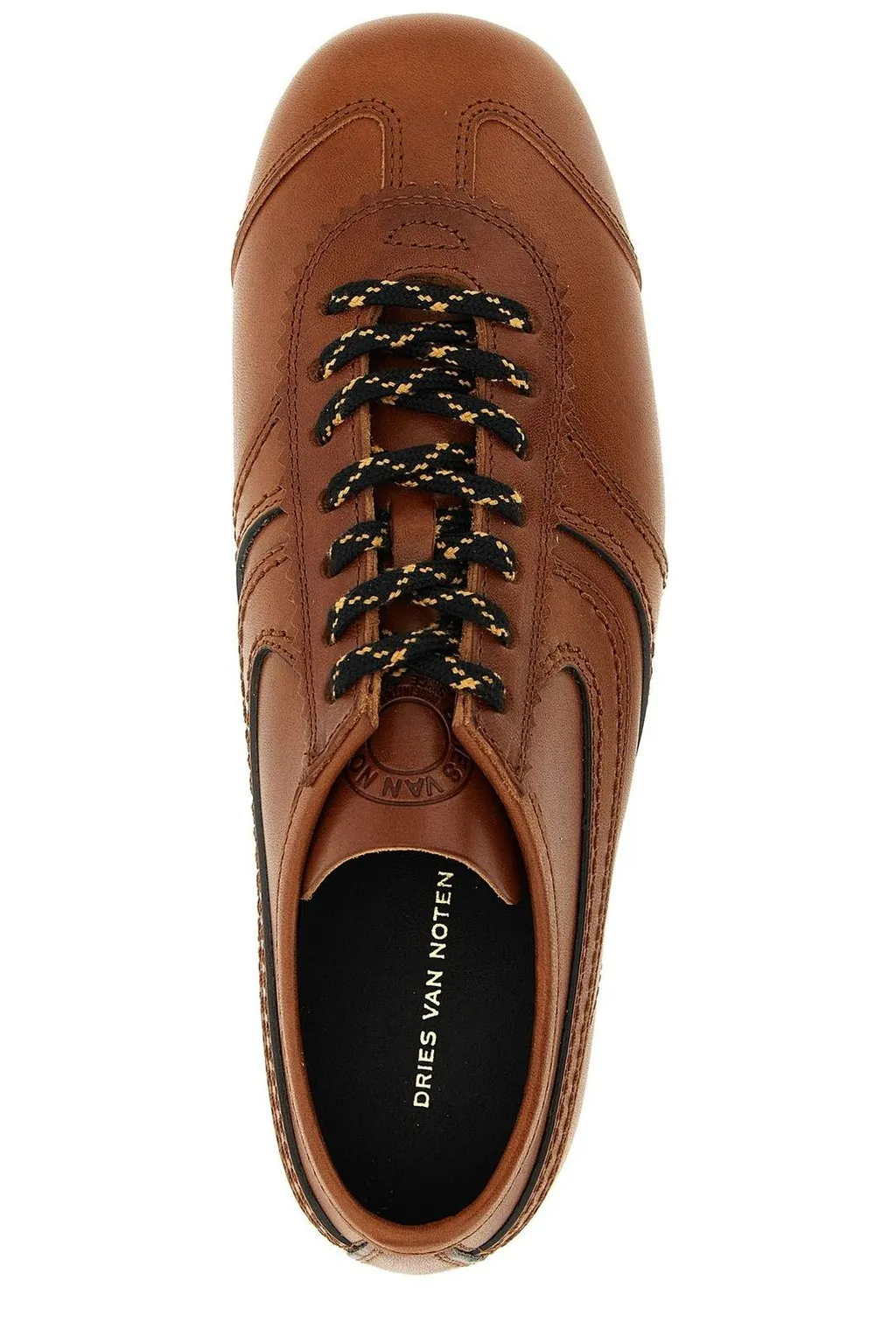 Almond Toe Lace-Up Sneakers