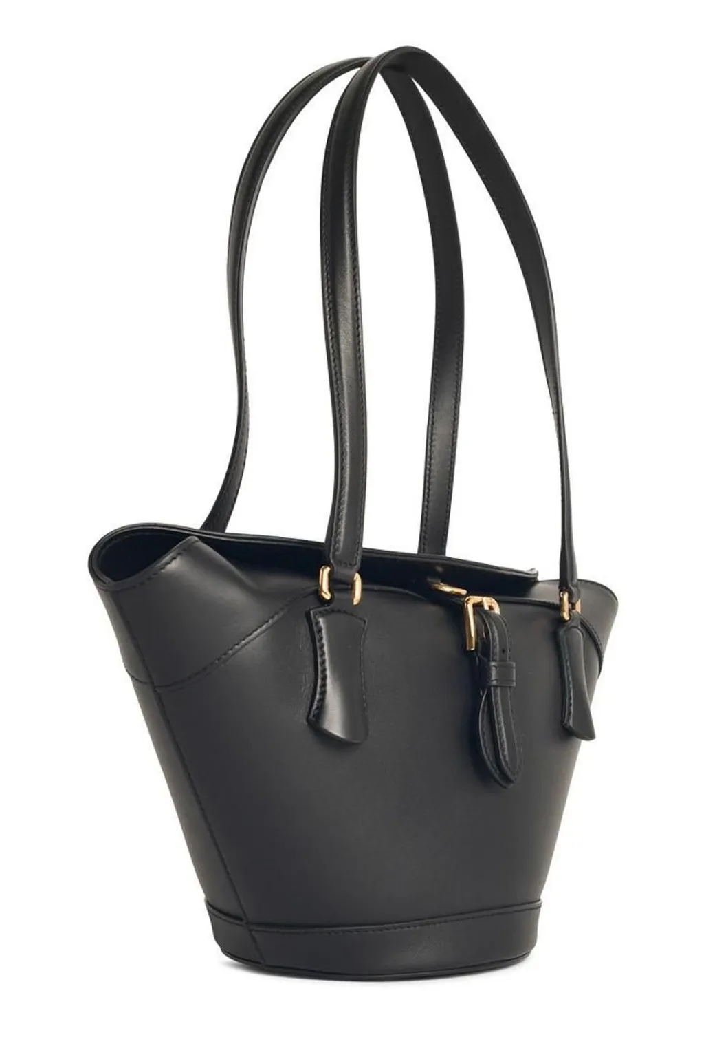 Buckle Detailed Shoulder Bag