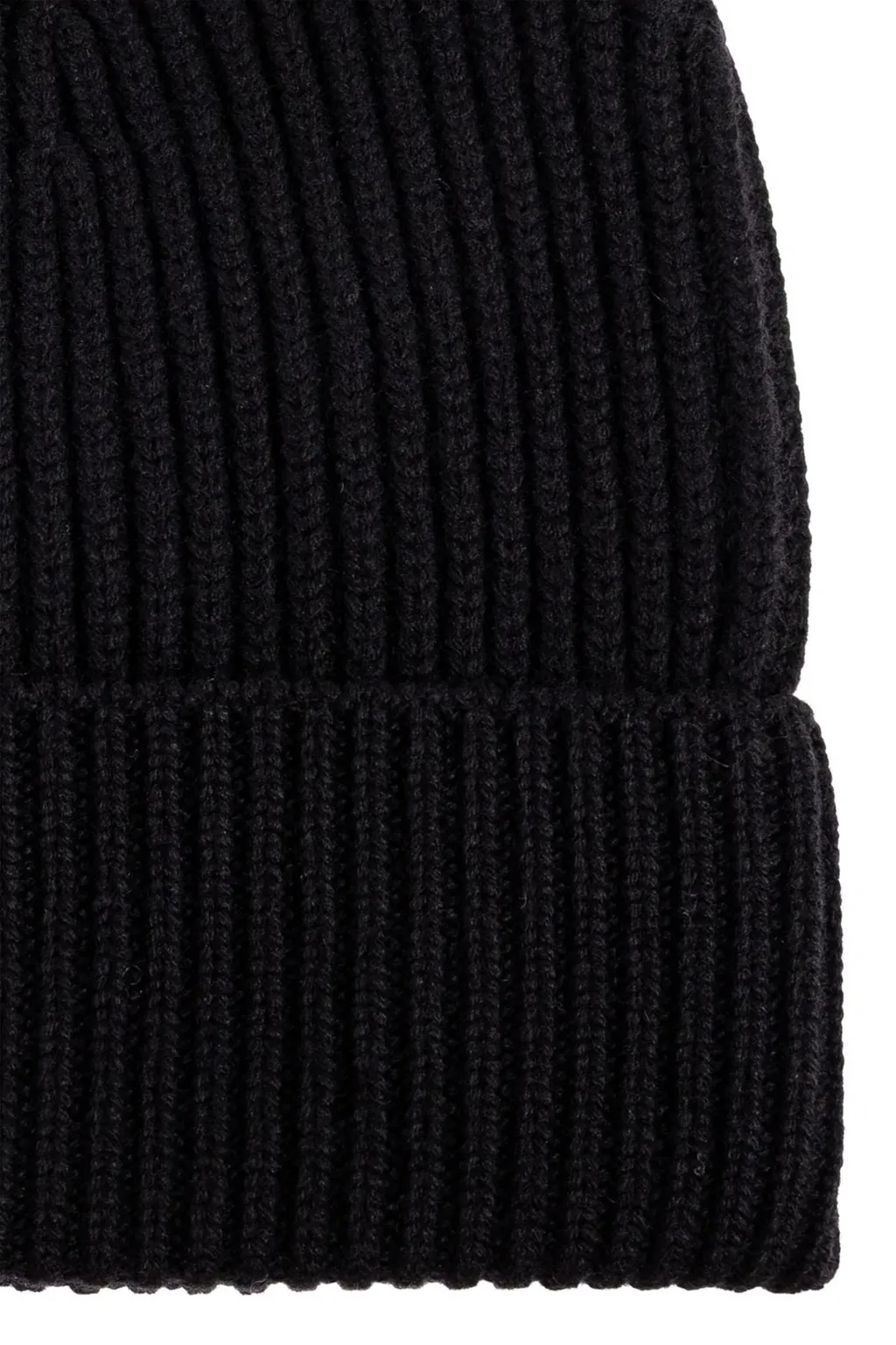 Turn-Up Brim Knitted Beanie