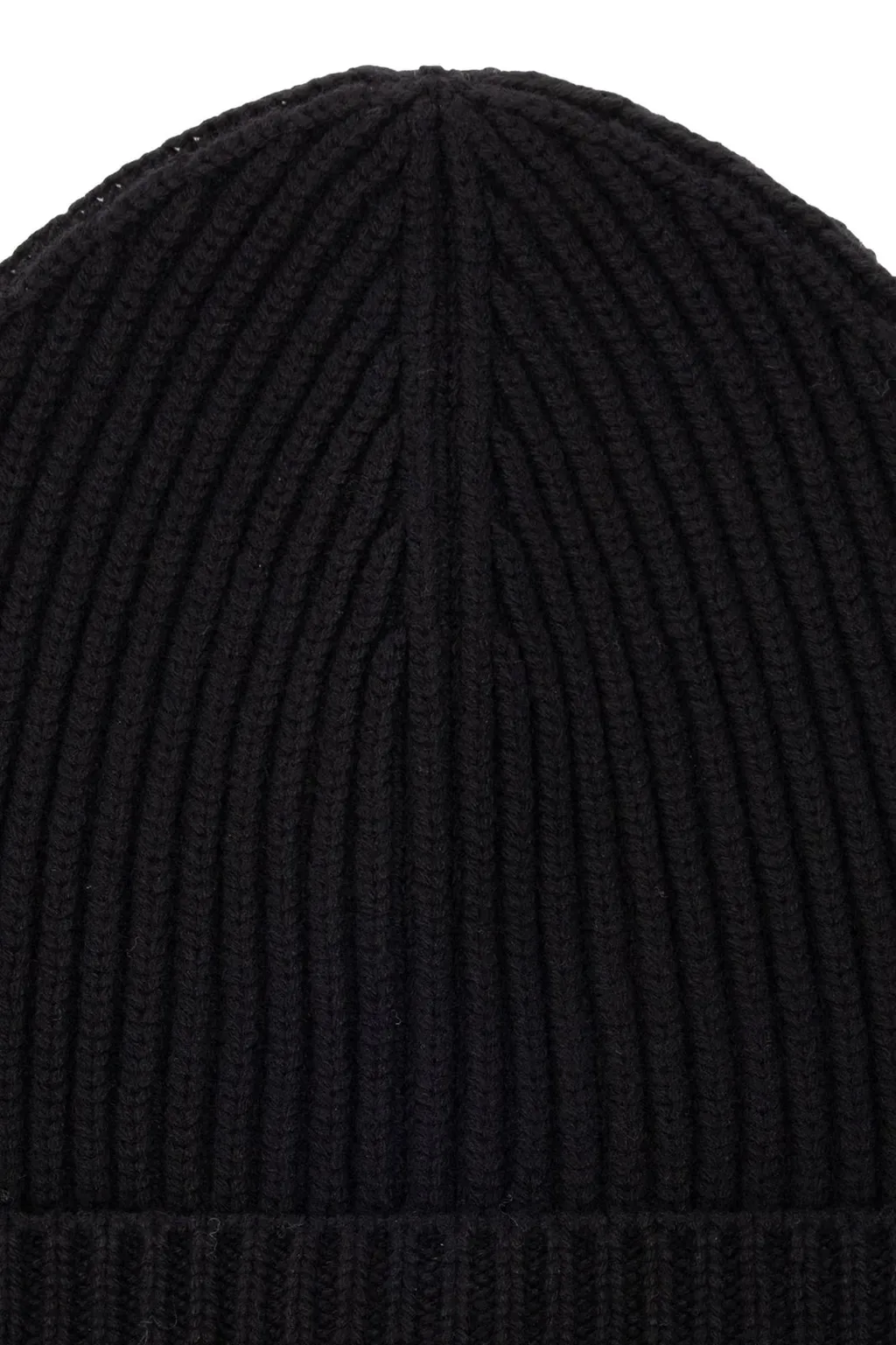 Turn-Up Hem Knitted Beanie