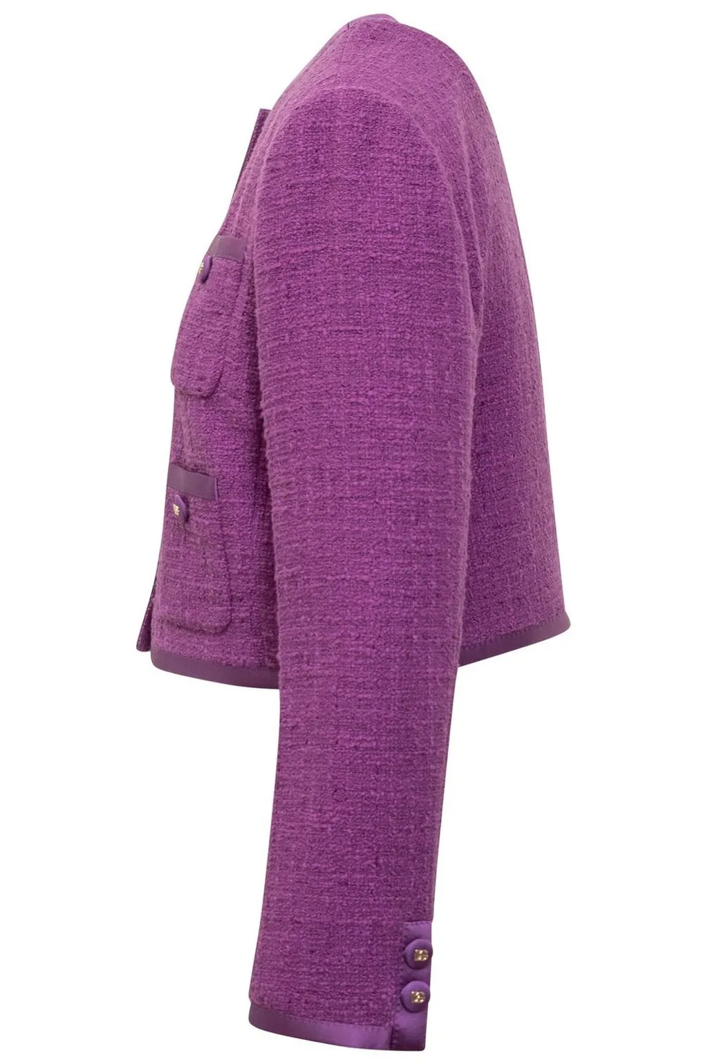 Pocket Detailed Cropped Jacket