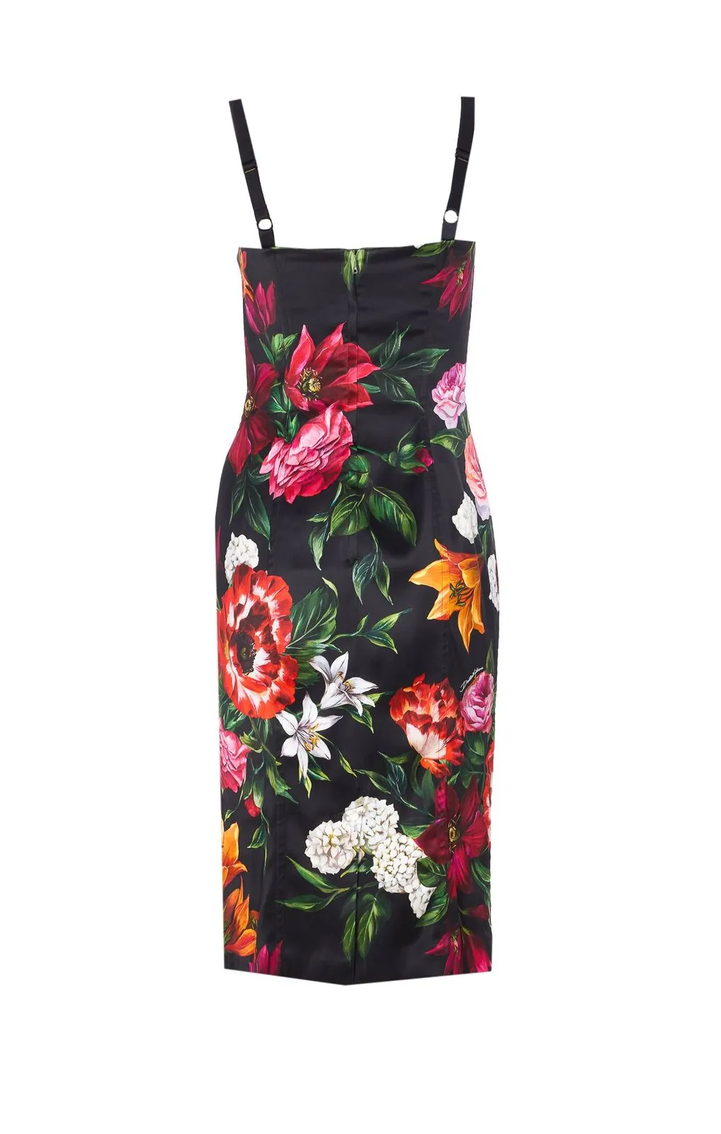 Floral Printed Sleeveless Midi Dress