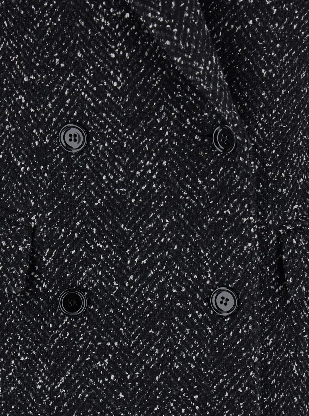 Double Breasted Long Sleeved Coat