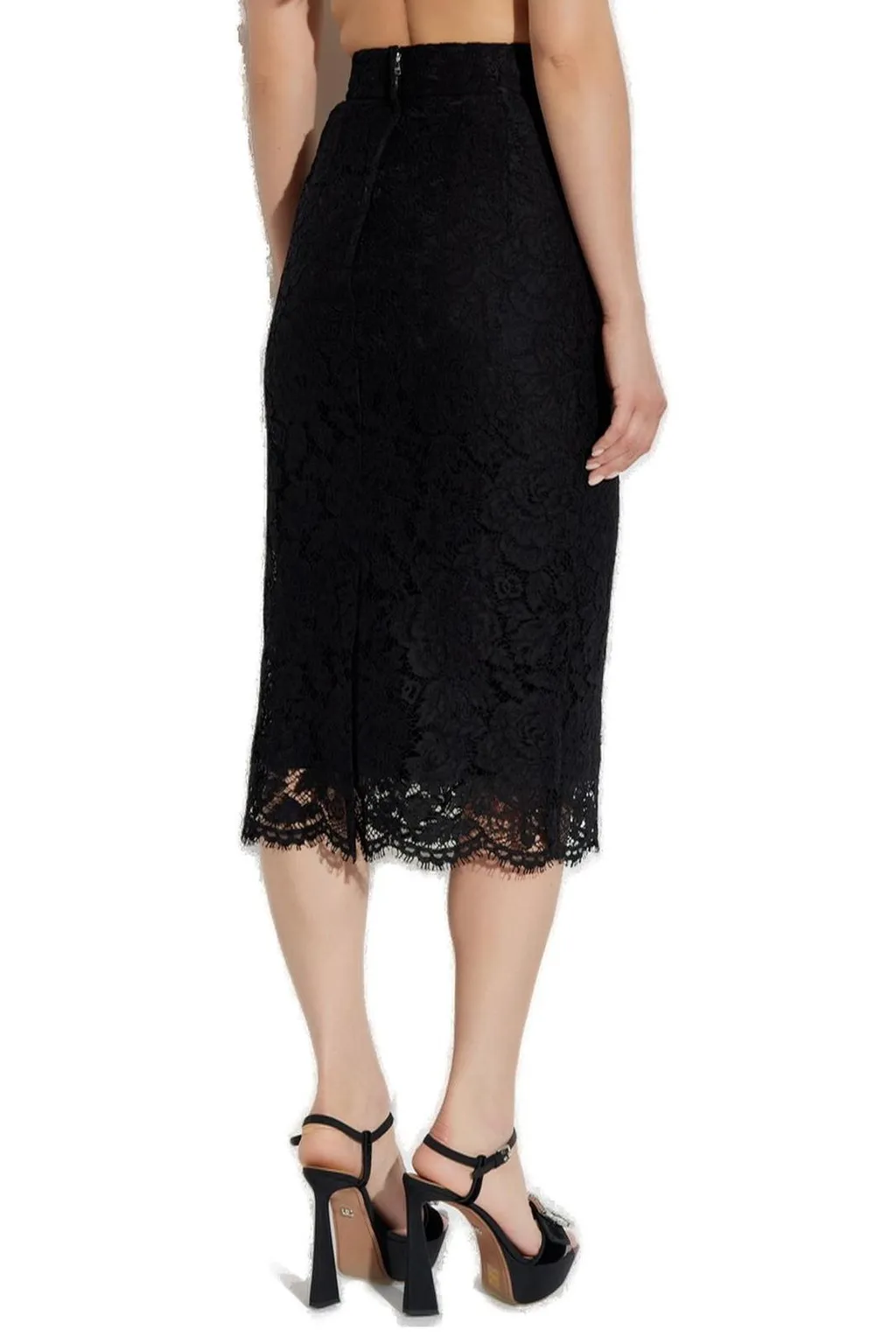 High Waist Lace Skirt