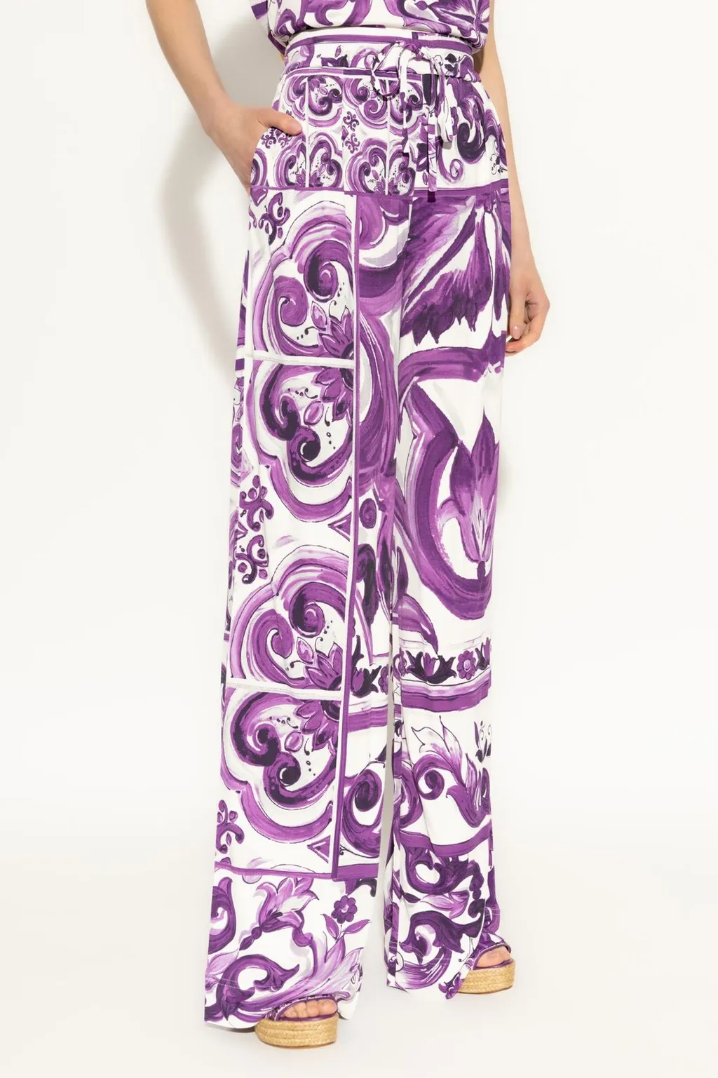 Majolica Printed Trousers