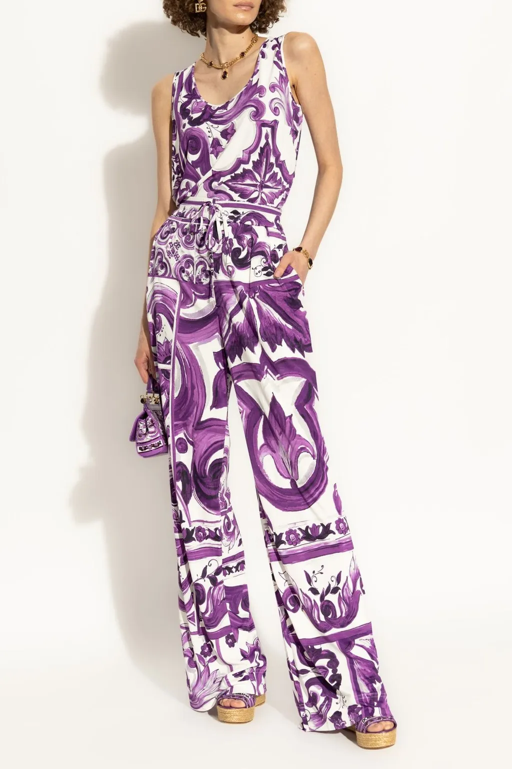 Majolica Printed Trousers