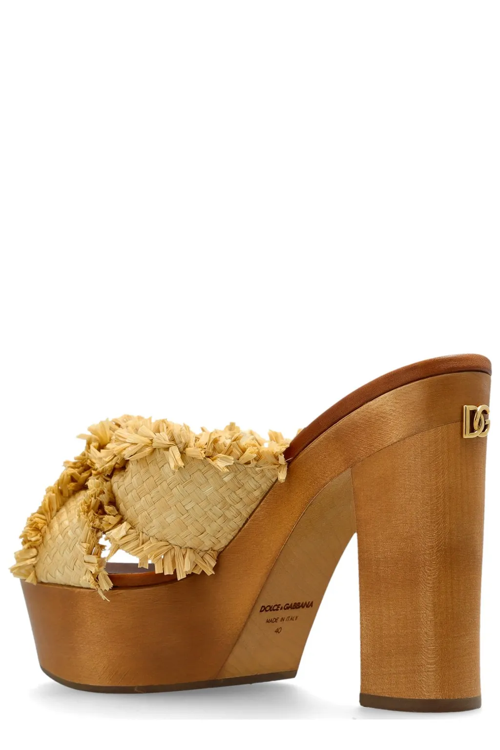 Frayed Wedge Sandals