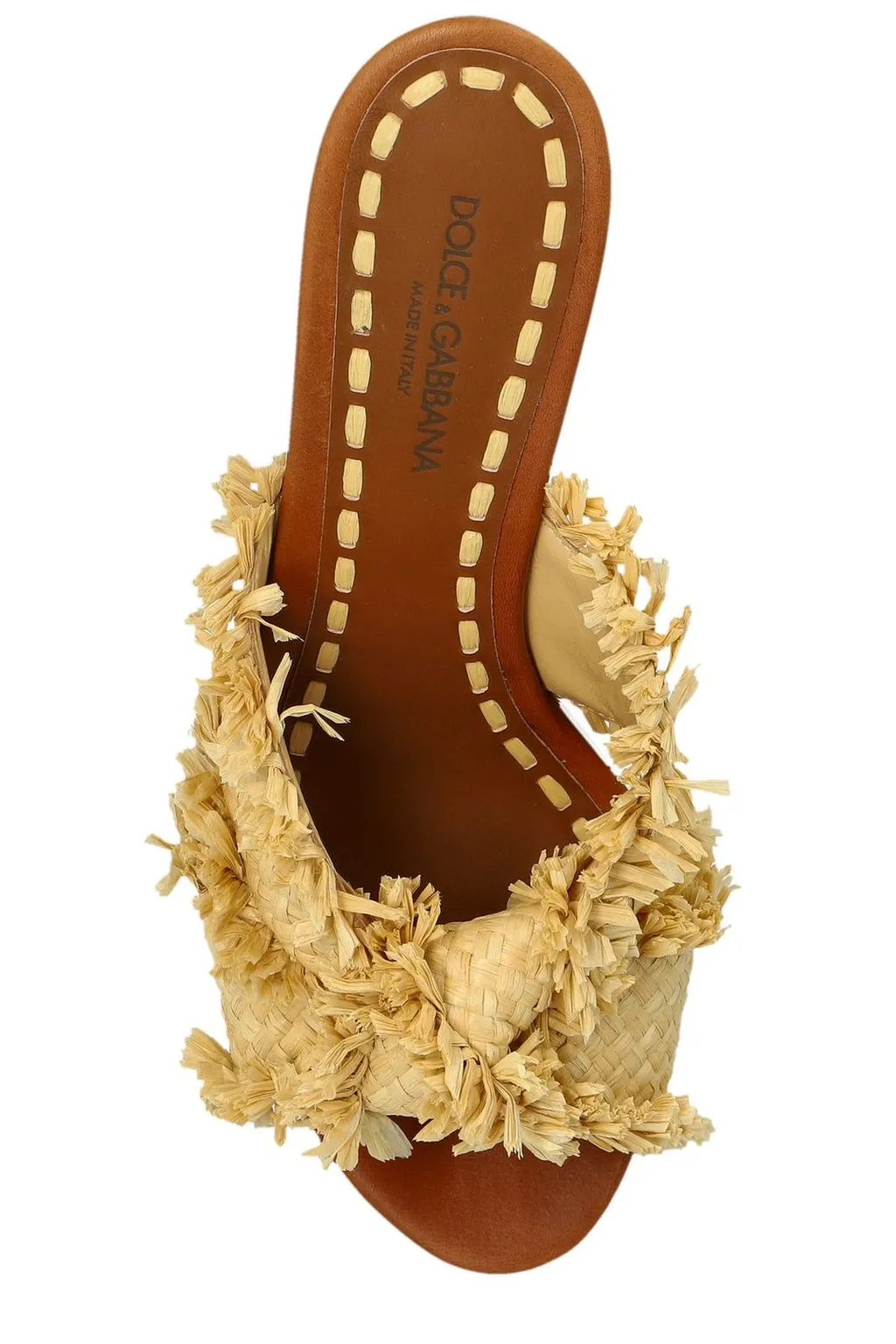 Frayed Wedge Sandals