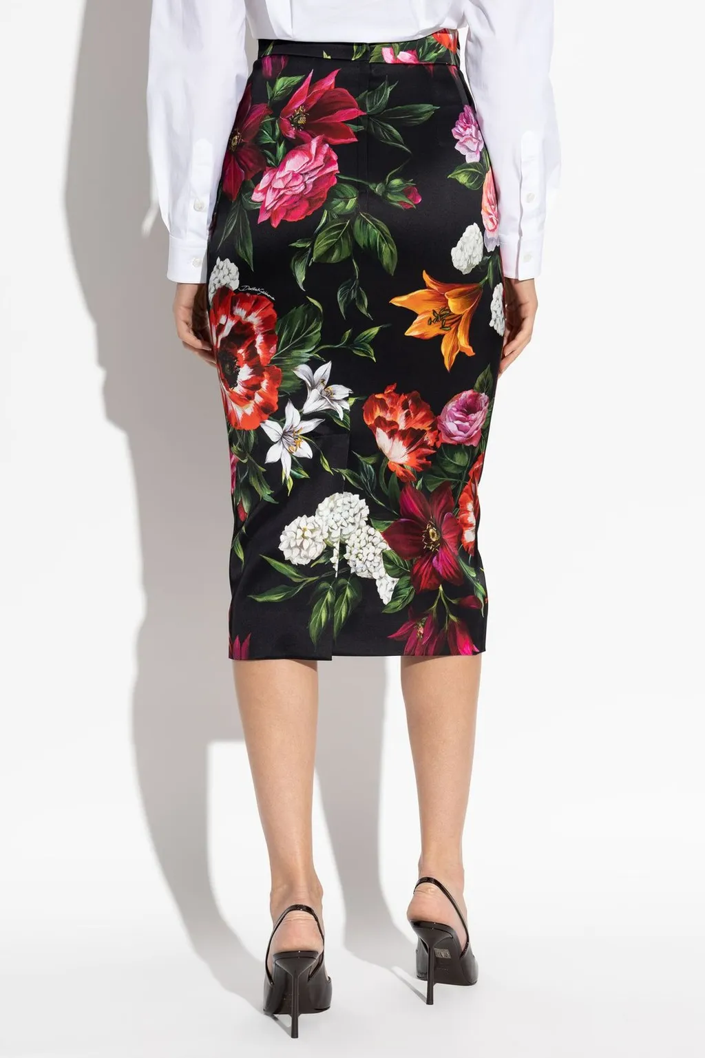 Floral Printed Midi Skirt
