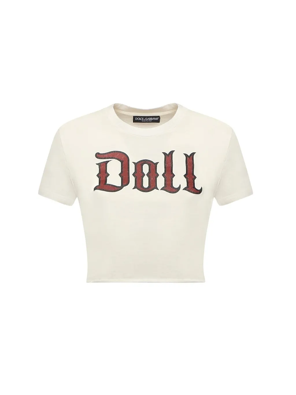 Doll Printed Cropped T-Shirt
