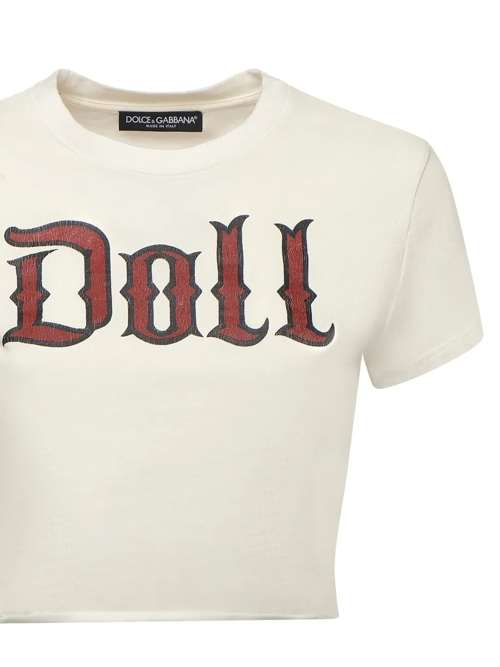 Doll Printed Cropped T-Shirt