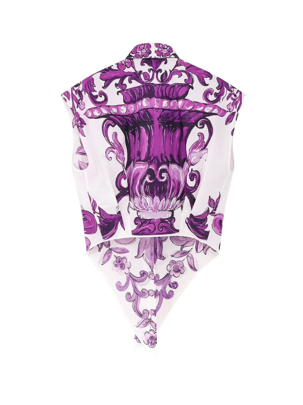 Majolica Printed Poplin Shirt