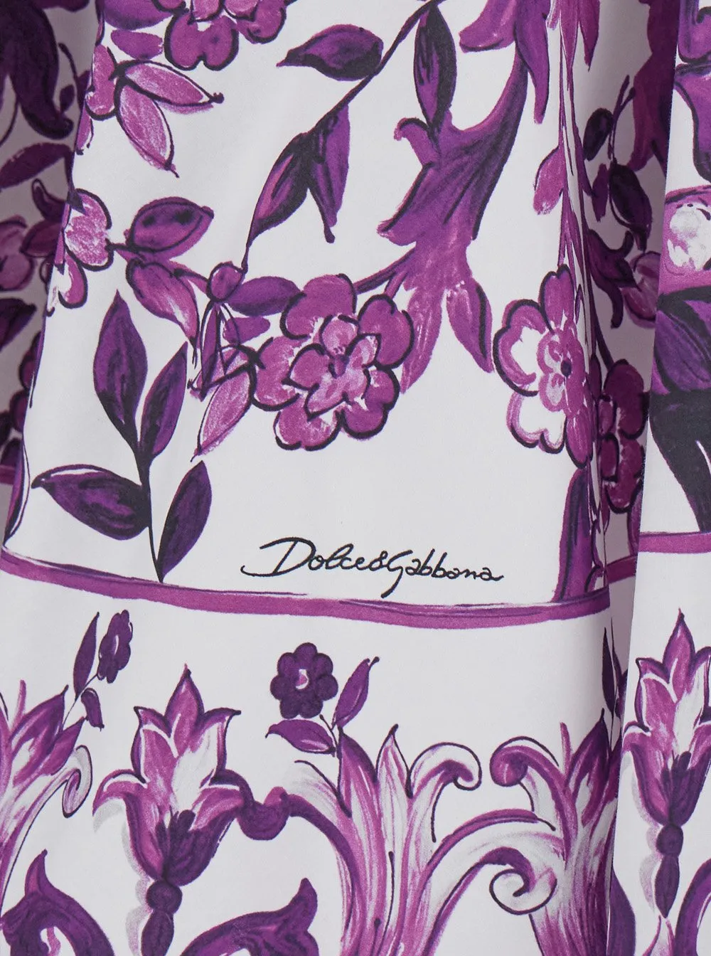 Majolica Printed Sleeveless Mini Dress