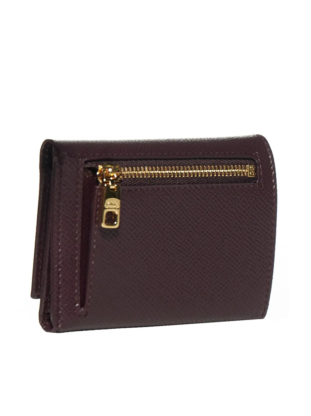 Logo Plaque Trifold Wallet
